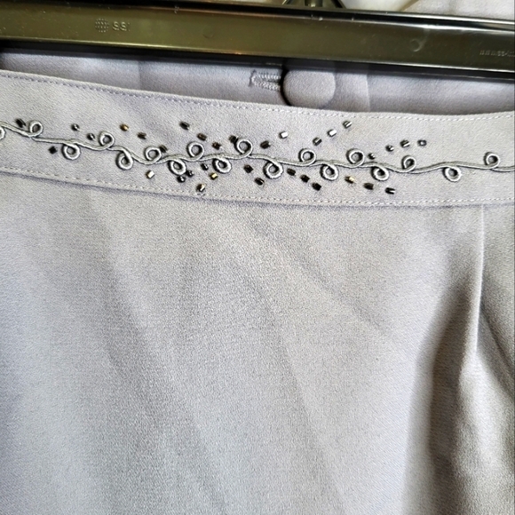 Vintage Social Collection size 12 jacket and skirt grey - Picture 11 of 16